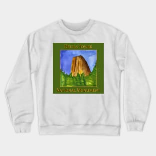 Devils Tower National Monument Crewneck Sweatshirt